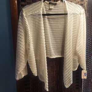 Cream crop cover up!